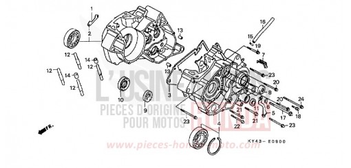 CARTER MOTEUR NSR125RN de 1992